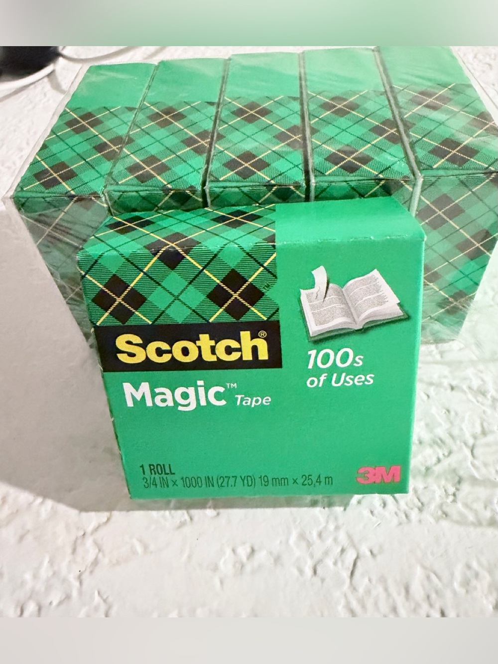 New Scotch Magic Tape Refills, Invisible , 3/4 in x 1000 in, 6 Refills